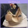 Stylish Large Capacity Canvas Tote Bag For Women In Chic White Khaki And Black Colors
