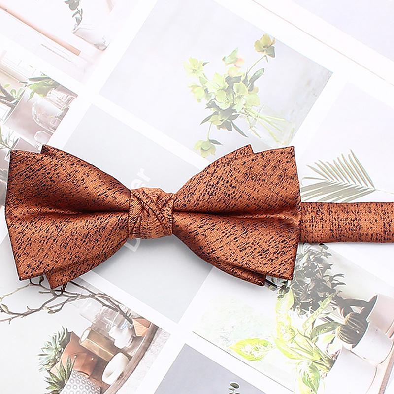 1PC High Quality Dark Pattern Performance Printed Floral Accessories Men's Bow Tie Handmade Casual