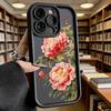 Watercolor Pink Peonies Soft TPU Shockproof Case For Xiaomi Redmi Note 15 14 13 12 11 Pro Anti-Fall Protective Back Cover