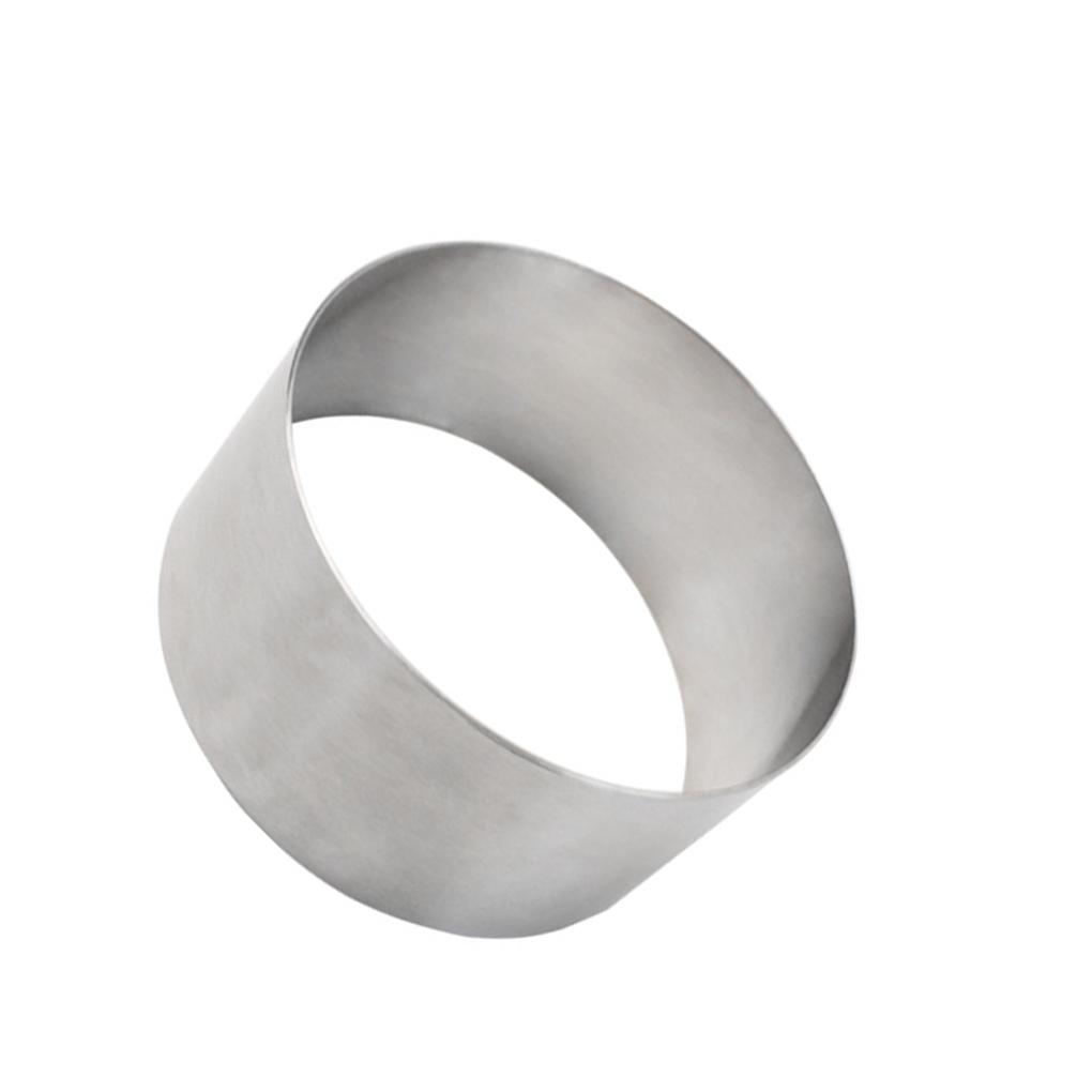 

Круглая форма для муссового торта из нержавеющей стали, кольцевые формы для сахарного ремесла, формы для печенья, инструменты для выпечки, кухонная утварь для выпечки 5x5cm