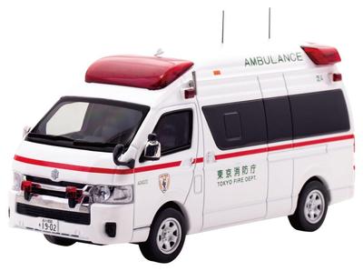 CARNEL Toyota Himedica 2022 Departamento de Bombeiros de Tóquio Ambulância de Alto Padrão Produto Concluído CN432206 1/43