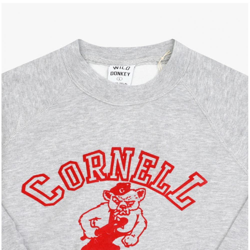 Wild Donkey Heather Grey Unisex Sweatshirt Cornell
