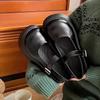 Fashion Platform Thick Heel Women Mary Jane Shoes Fashion Shallow Round Toe Shoes Casual Outdoor Street Style Single Shoes