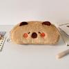 Cartoon Capybara Pen Bag Cute Pencil Case For Junior High School Students Desktop Storage Makeup Bag