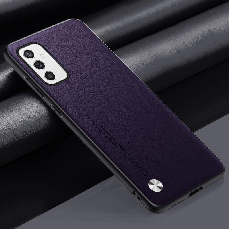 Luxury PU Leather Case For Samsung Galaxy M52 5G Back Cover Matte Silicone Full Protection Phone Case For Samsung M52 5G Coque
