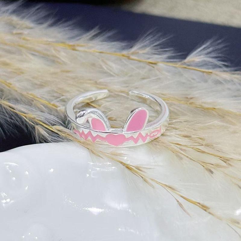 [Mermaid Whispers] Fish Tail Enamel Dripping Oil Zir*****Pening Ring Exquisite Simple Advanced Sense Stacked Ring Woman