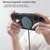 Luxury Invisible Stand Magnetic Case for iPhone 17 16 15 14 Plus 12 13 Pro Max Hard Anti fall Matte Back Case for Magsafe Cover