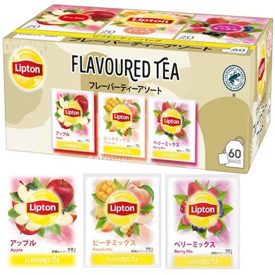 Morinaga Milk Industry Lipton Black Tea Flavored Tea Assortment 60 Bags