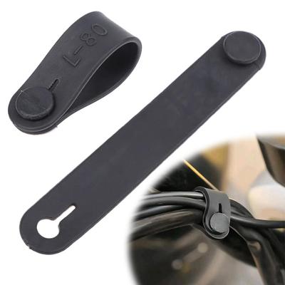 10pcs Motorcycle Rubber Bands for Frame Securing Cable Ties Wiring Harness Cables Accessories for Motobike Bike Car