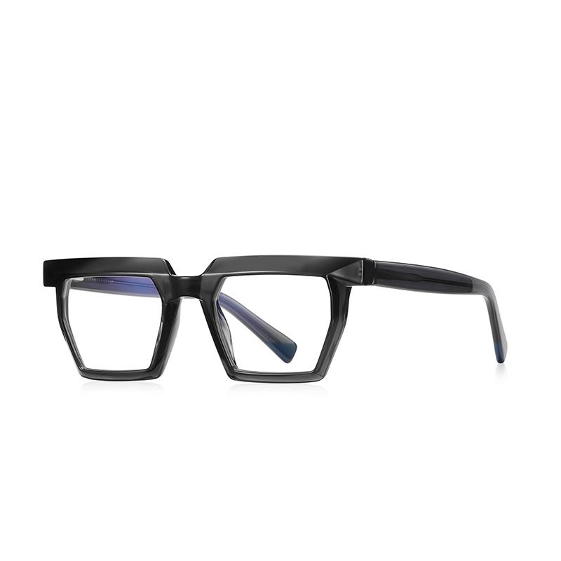 

Champagne Frame Polygon Prescription Glasses With Diopters Plus Blue Light Blocking Hyperopia Spectacles 0 +0.5 +0.75 To +6 0