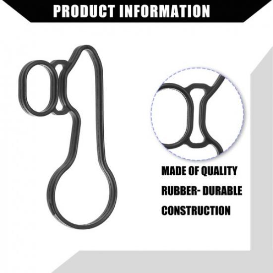 1 Satz 55565385 Ölkühlerdichtung für Buick Encore 2013- Gummi Schwarz