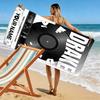 Name Custom Drake Print Beach Towel, Large Soft Quick Dry Towel for Beach Camping Swimming