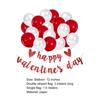 Latex Balloons Elastic Thick Bright Color Easy To Use Valentine's Day Balloons Banners for Wedding