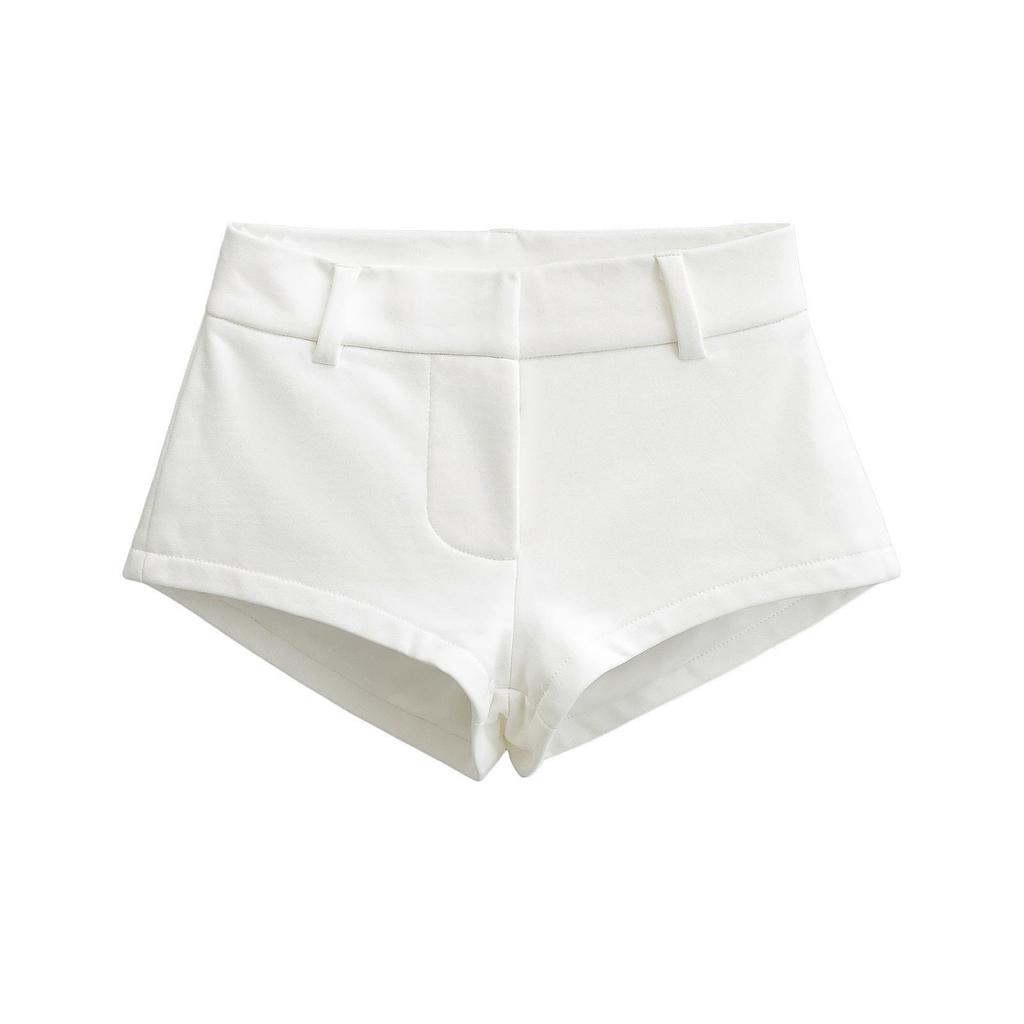 American Spicy Girl Women's Irregular Low-Rise Summer Shorts - Sexy, Tight-Fitting, Casual Hip-Hugging Hot Pants