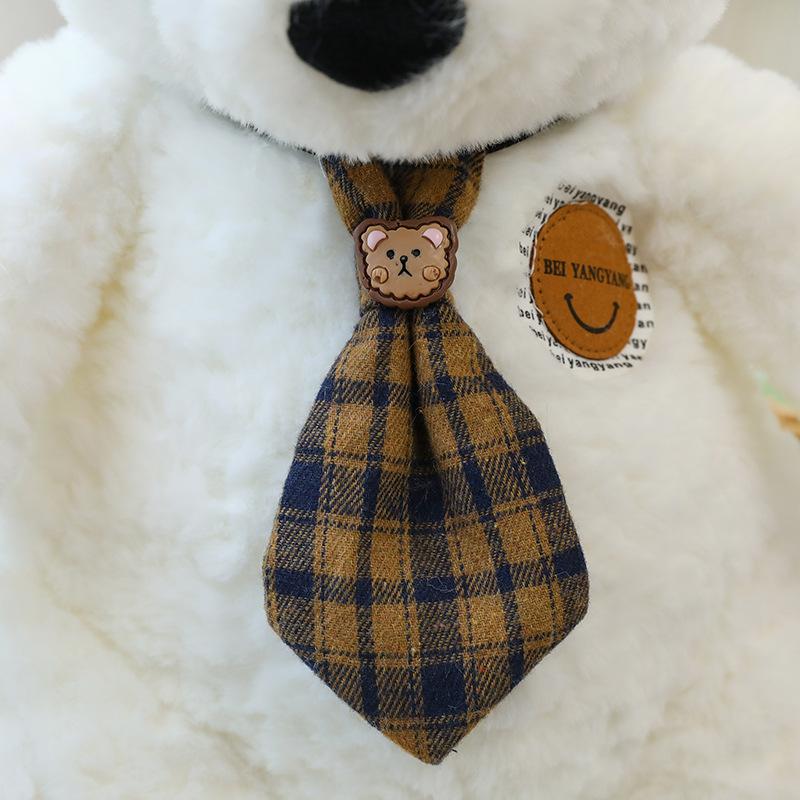 Nová roztomilá plyšová hračka medvídka s mašlí, plyšová panenka medvídka, polštářek, roztomilá panenka medvídka může být darována jako dárek.