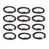 Zodiac Obsidian Bracelets: Elastic Beaded Design for Men and Women, Softly Wraps Around Fingers.