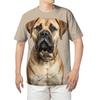 3D Printed Pet Bulldog Animal Graphic T Shirts For Men Stylish Fun American Bully Dog T-Shirt Casual Oversized Mens T Shirt Tops