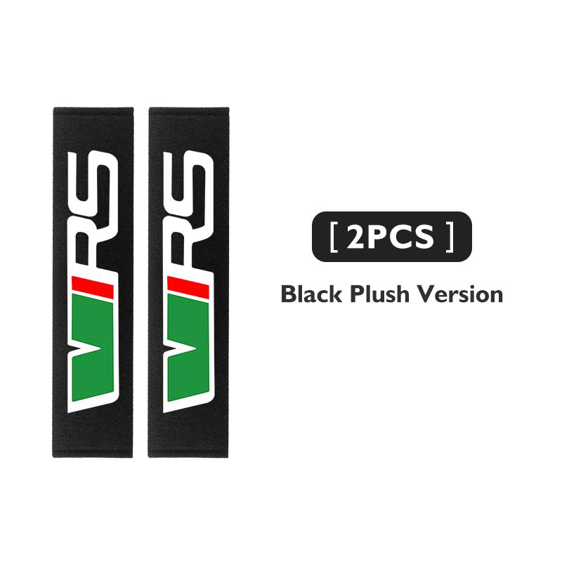 PTHT3 Car Interior Belt Cover Safety Belt Shoulder Protector Mats Auto Accessories For Skoda Kamiq MK3 Roomster Rapid Kodiaq Karoq