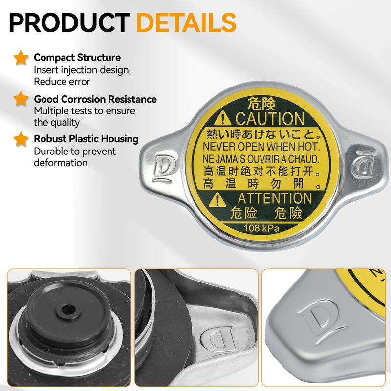 Radiator Cap Compatible with Toyota Lexus - Avalon Camry Echo Prius C ES300h ES350 GS300 GS430 IS300 LS430 RX350 RX450h SC430