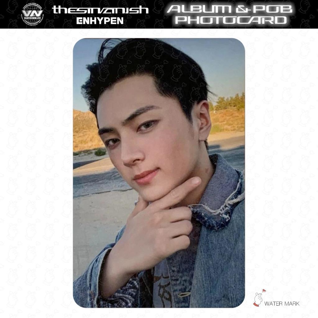 VORBESTELLUNG ENHYPEN THE SIN VANISH ALBUM Fotokarte Japan POB Glücksziehung OFFIZIELL FORBIDDEN AFTERLIGHT STORM FUGITIVES