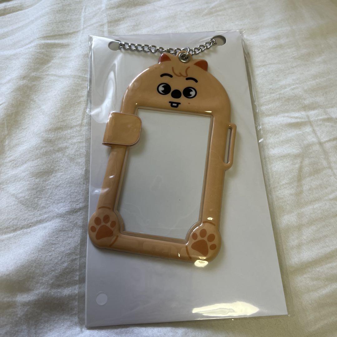 

[USED] Stray Kids Han Photo Card Keychain Trading Card Case