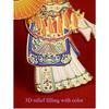 Beijing Opera Character Refrigerator Sticks, Opera Noble Consort Decoration Magnetic Sticks, Beijing Cultural and Creative Industry