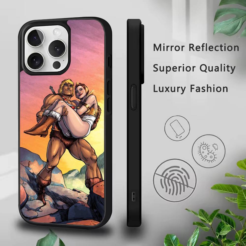 

H-He M-Man-S Phone Case For IPhone 17,16,15,Pro,Max,Air,14,Plus,13,12,11 Magesafe Wireless Charge Cover iPhone12PROMAX