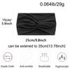 15Cm Cross Yoga Sports Headband Solid Color Sweat-Absorbing And Antiperspirant Running Fitness Headband Women'S Hair Accessories
