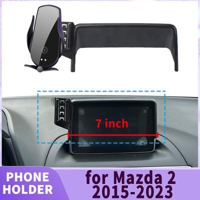 Fit for Mazda 2 2015 2016 2017 2018-2023 Mazda2 Demio Hatchback Screen Base Phone Holder Mount Secure Clip Car Accessoires