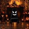 Pumpkin Halloween Dinner Chair Seat Cover Skull Pattern Festival Table Decor  Home Decoration