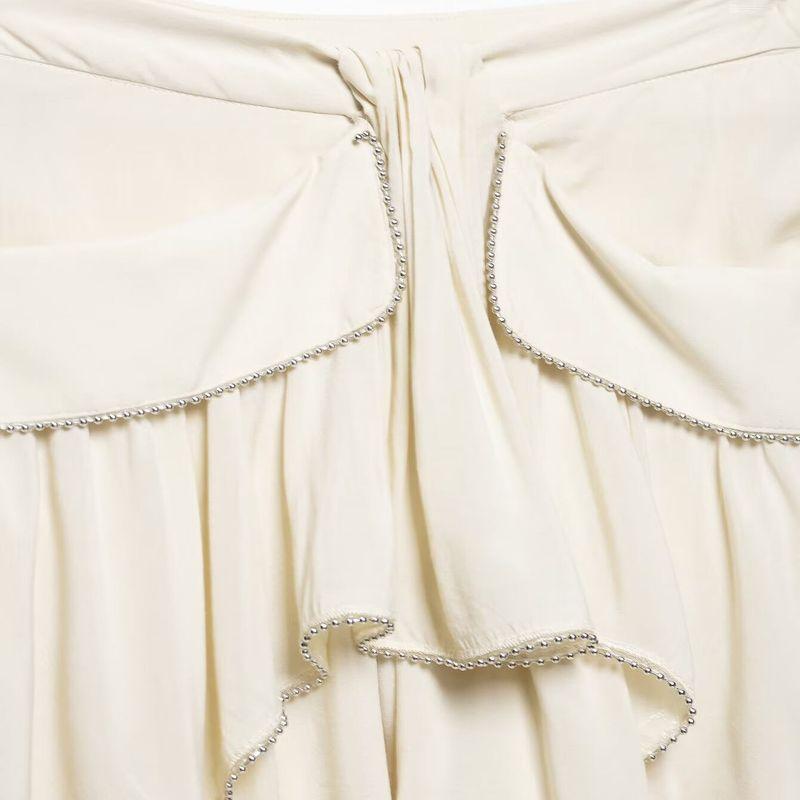 Kaslead New Arrival Women's Clothing Fashion Style Fashion All-Match Laminated Decoration Skirt 2286759