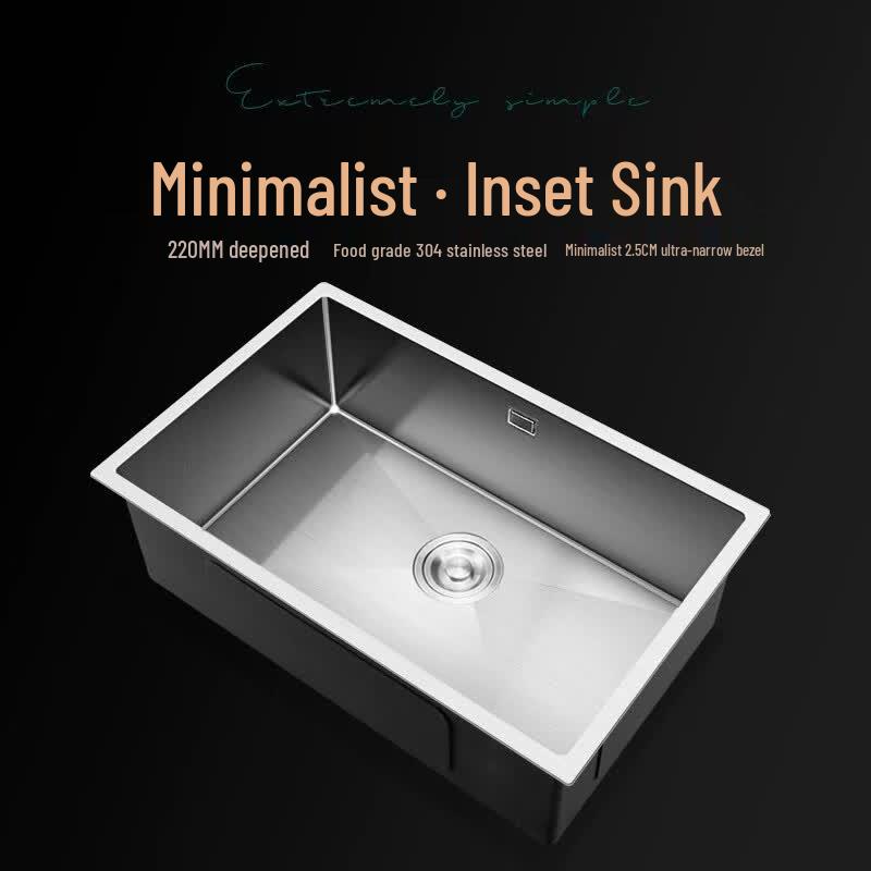 304 Stainless Steel Single Bowl Kitchen Sink