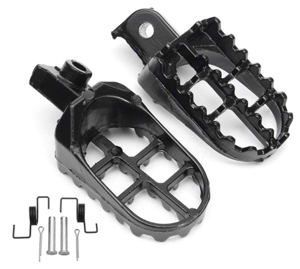 S.fields.inc Bike Footpeg Footrest Wide Left and Right Set External