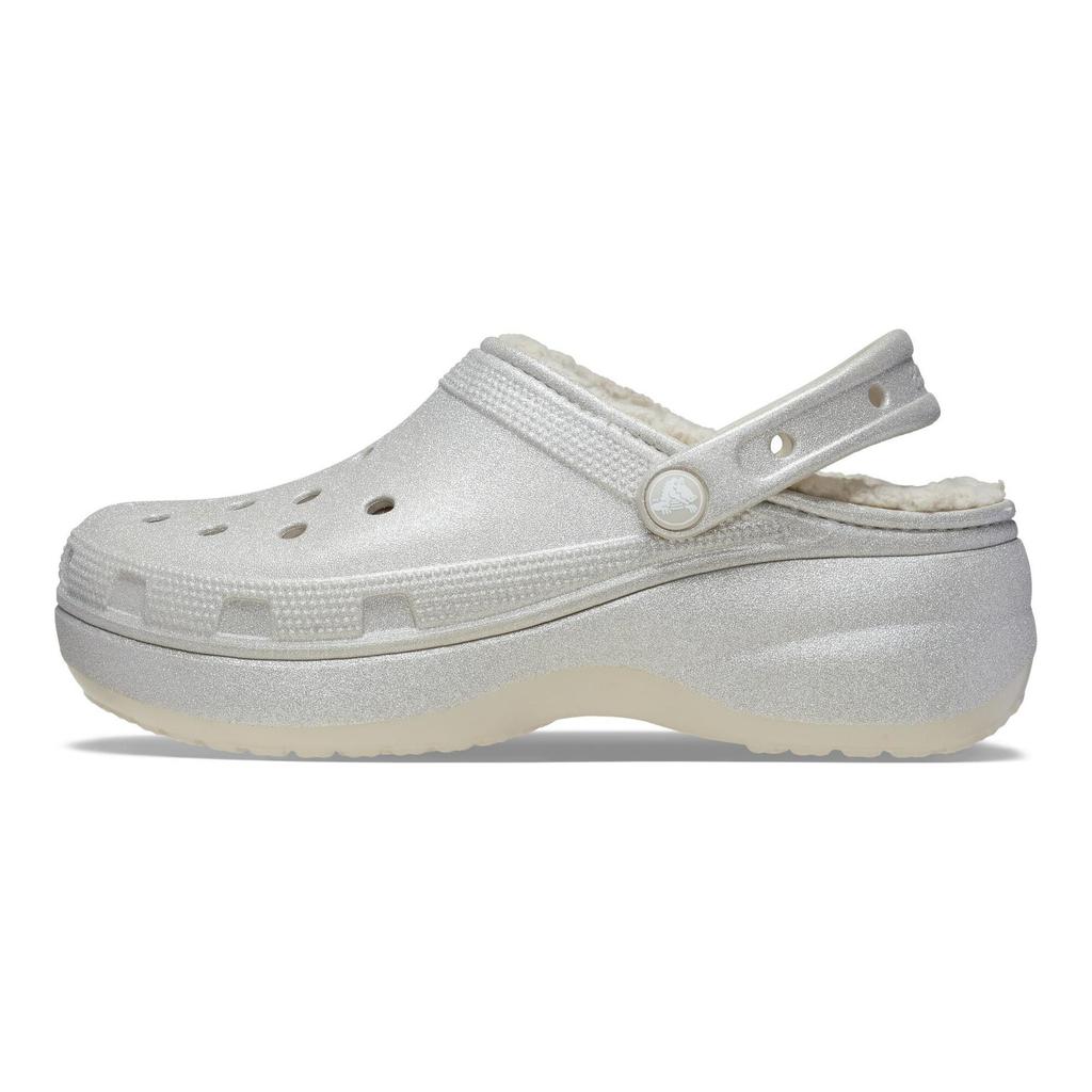 Crocs Pohodlné ležérní dřeváky Dámská obuv Stříbrná 210413-040
