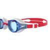 Speedo Hydropure Junior Free Size Goggles, Unisex, SEB02211, Red/Blue,