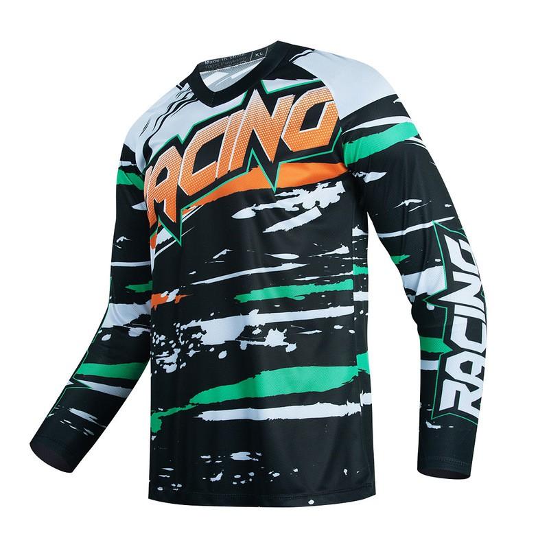 Quick-Dry Mountain Bike Racing Jersey Long Sleeve Men Women Off-Road Cycling Apparel