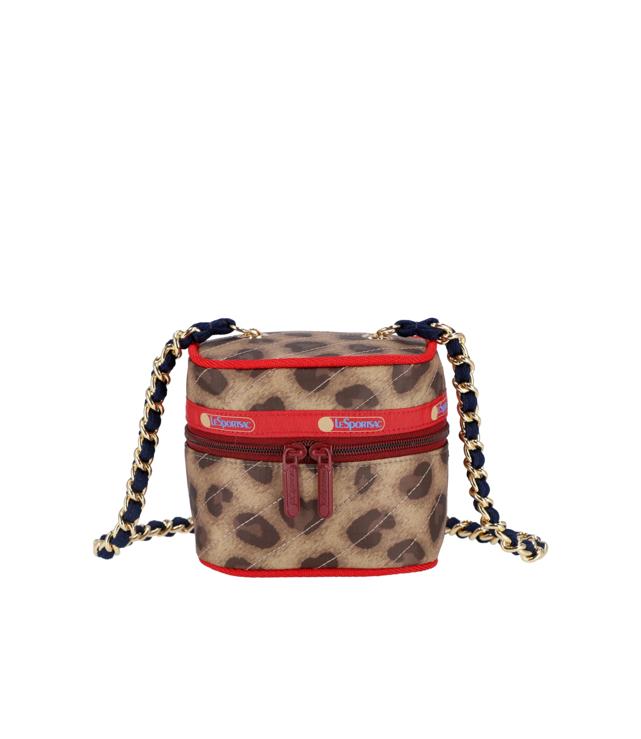 

Официальная сумка через плечо CHAIN VANITY Smoked Heart Leopard [LeSportsac] BAG/1445 женская