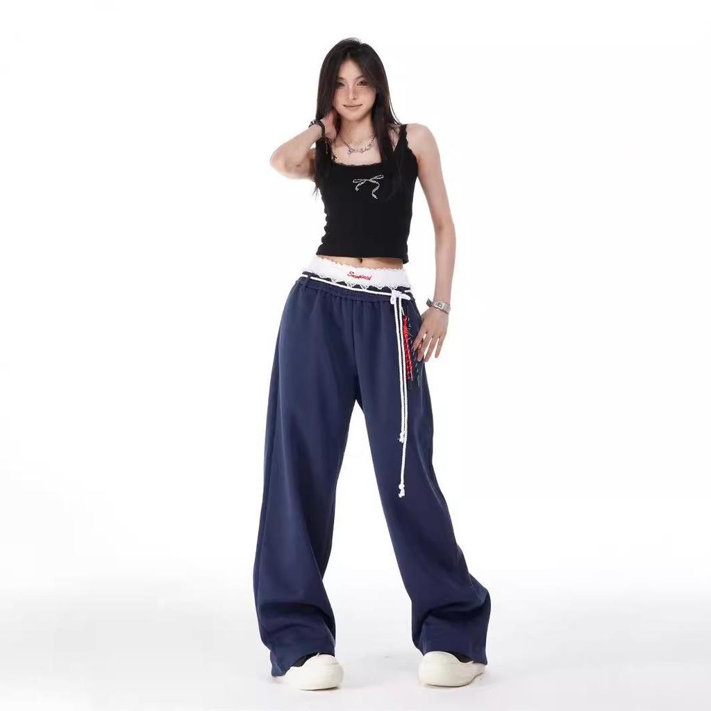 Unisexové americké retro jazzové taneční tepláky - hip-hopový styl volného střihu