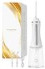 De 5 Irigator Oral Jet Washer Dentar și Medical Japonez Rezistent la Apă IPX7 Capacitate Mare [Experți Supravegheați] [Companie Japoneză] (350ml Alb)
