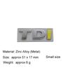 3D Premium Turbo Direct Injection TDI for car Hood Fender trunk Rear Bonnet Nameplate Decal Emblem Badge Sticker