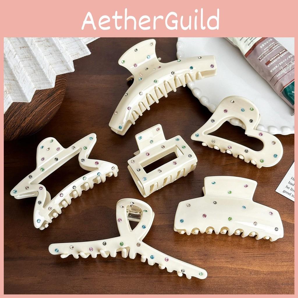 Acetate Rhinestonedecorated Unique Hair Claw Clips For Women Offering A Touch Of Glamour And Style