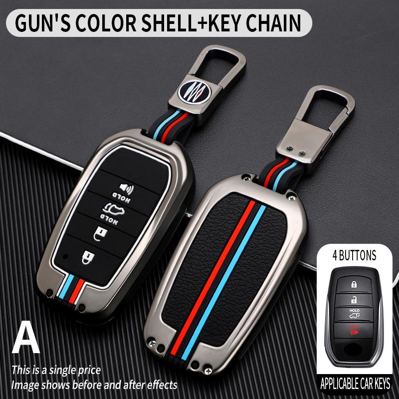Car Remote Key Cover Case Bag Shell Holder for Toyota Avalon CHR C-HR Camry Corolla Prius Prado RAV4 Protector
