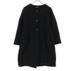 IENA Made In Japan Long Sleeve Wool No Color Coat Black Women Used