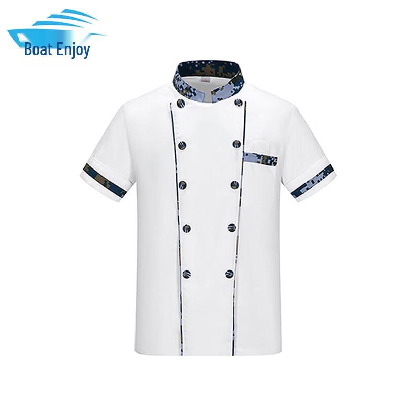 ZhoXiang Type 10 Ocean Style Short Sleeve Chef Uniform