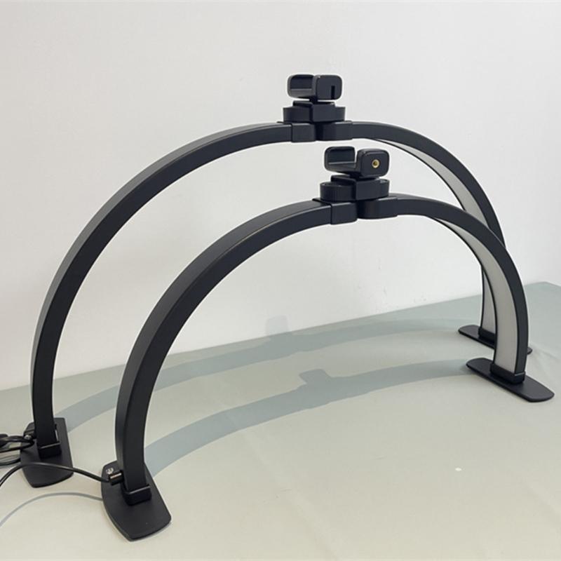 Half Moon Light Nail Lamp for Desk,Lashes Light Led Nails Tech Lamp,Desk Lamp for Lashes Eyelashes Extension,Eyebrows