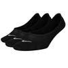 Womens/Ladies Swoosh No-Show Socks (Pack of 3)