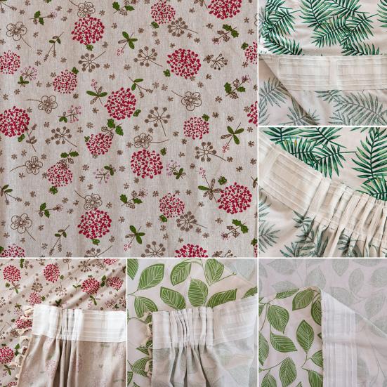 Panou Curtain Boho cu Imprimeu Floral și Margine cu Ciucuri Buzunar pentru Baghetă Draperie Filtrantă pentru Lumină pentru Decor Fereastră Living Dormitor Casă la Țară