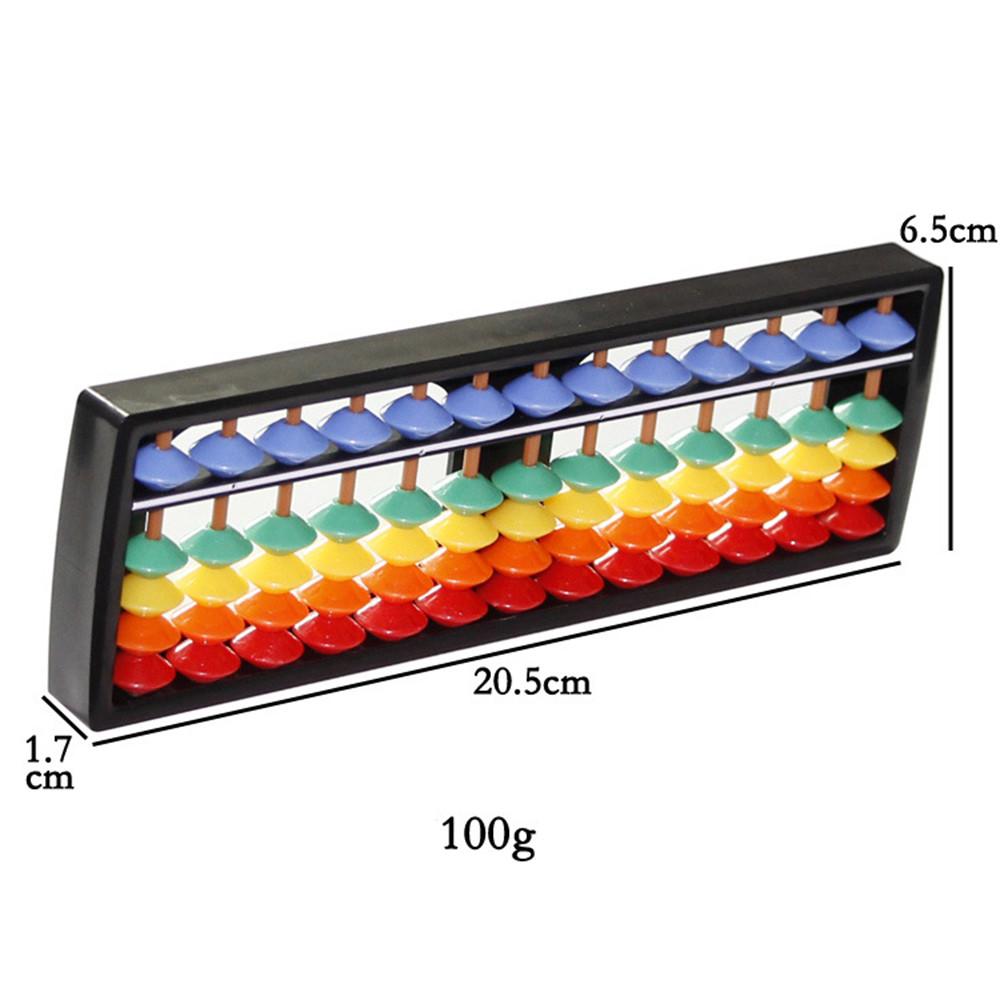 Rods Colorful Beads Plastic  Arithmetic Soroban Kid's Calculating Tool Toy