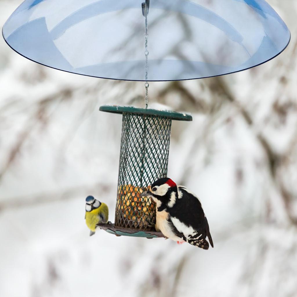 -Ochranný kryt na krmítko pro ptáky, Ochranná kupole, Kryt proti dešti pro závěsná krmítka pro ptáky