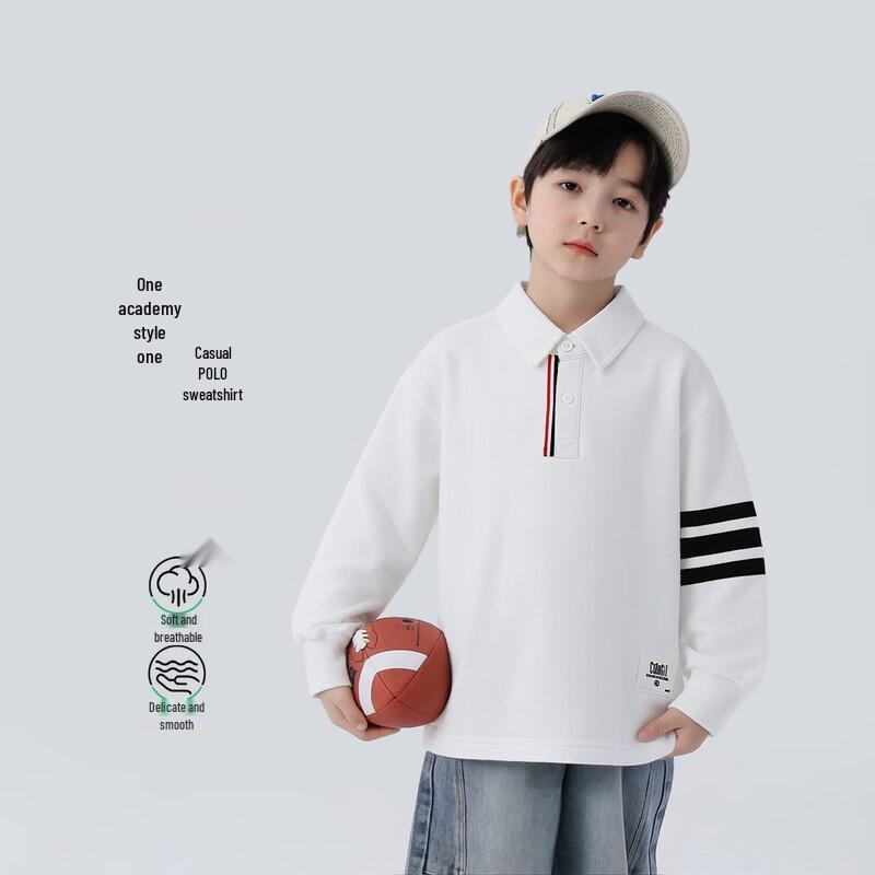 Boys  Cotton Long Sleeve POLO Shirt 150